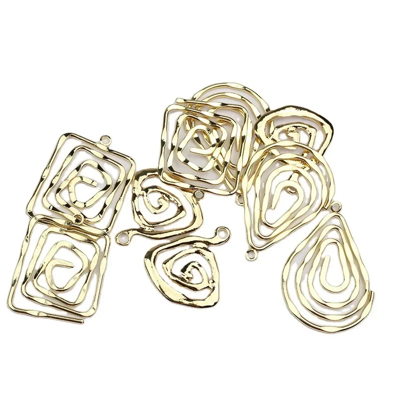 Аксессуары для ювелирных изделий ручной работы сплав асимметричная полая