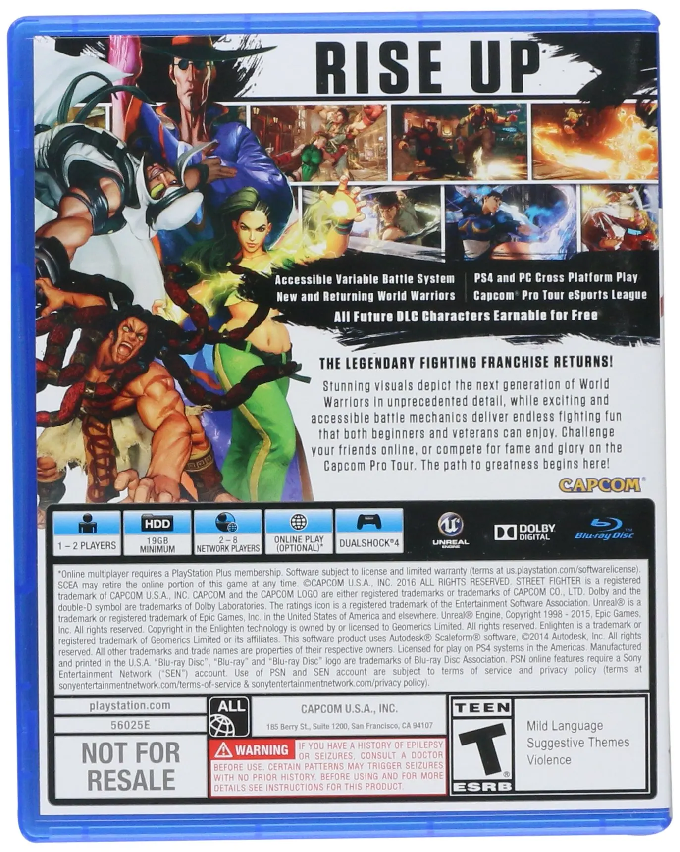 Игровой контроллер Street Fighter V PS4 Playstation 4 игровая станция с диском геймпад игровые