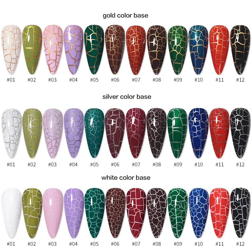 15 мл Crack Gel Лак для ногтей Автоматический быстросохнущий панцирь черепахи Nail
