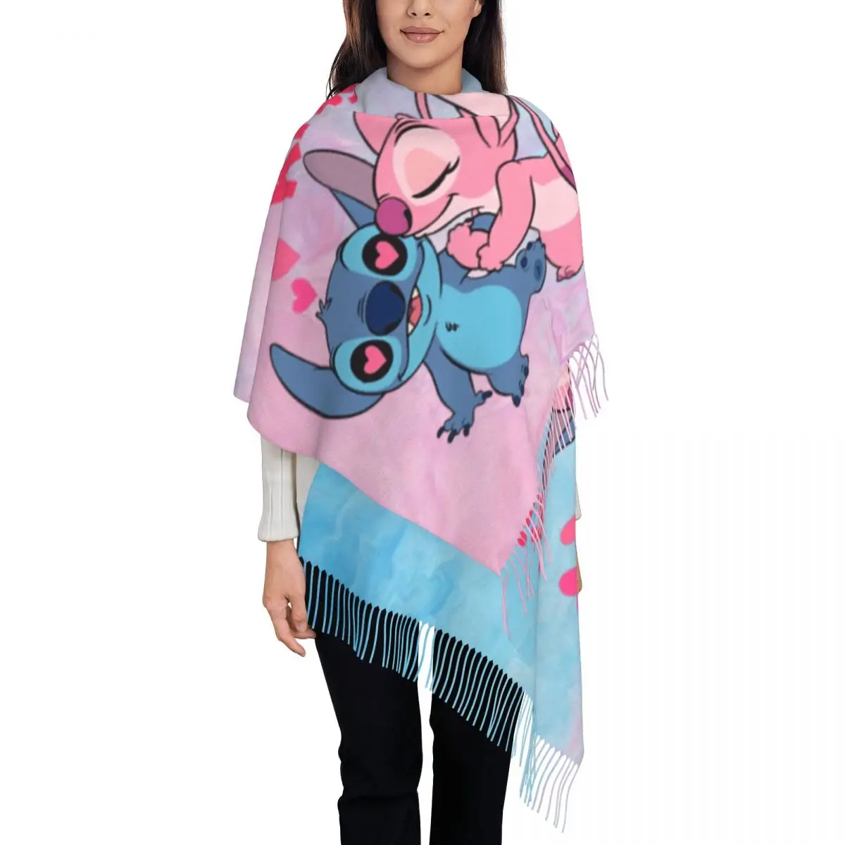 Женские милые шарфы с большим стежком и львом на заказ женские зимние толстые