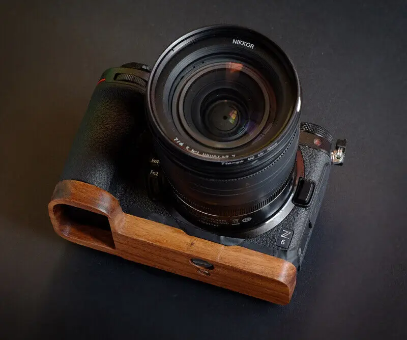Рукоятка для камеры из черного ореха Nikon Z7 Z6 Z5 II