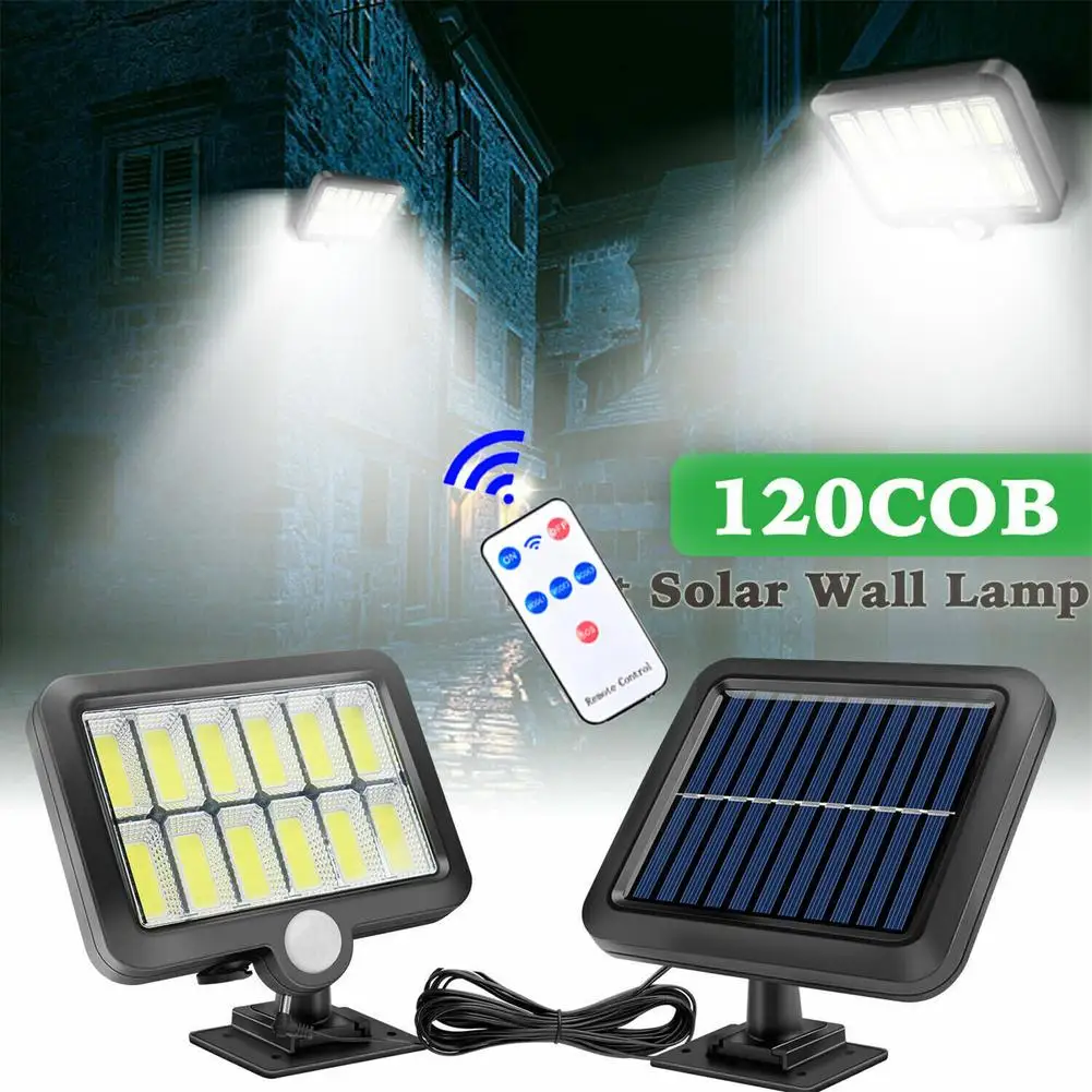 

Solar Led Street Light 9000lm Adjustable 3 Modes Ip65 Waterproof Dusk To Dawn Pir Motion Sensor Lamp