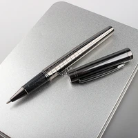 0 5mm silver metal novel ballpoint pen learning office supplies school stationery gift luxury pen hotel business