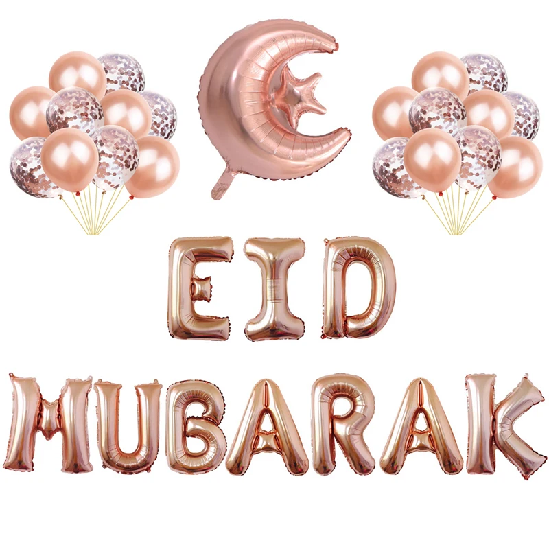 

Eid Mubarak Balloons Moon Star Foil Ballons Globos Ramadan Kareem Decoration 2022 Ramadan Mubarak Muslim Islamic Party Supplies