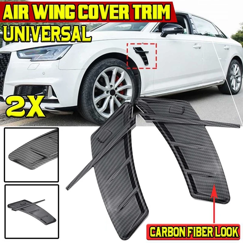 

Универсальное боковое крыло автомобиля, Крышка вентиляционного отверстия, декоративное боковое крыло, вентиляционная впускная отделка дл...