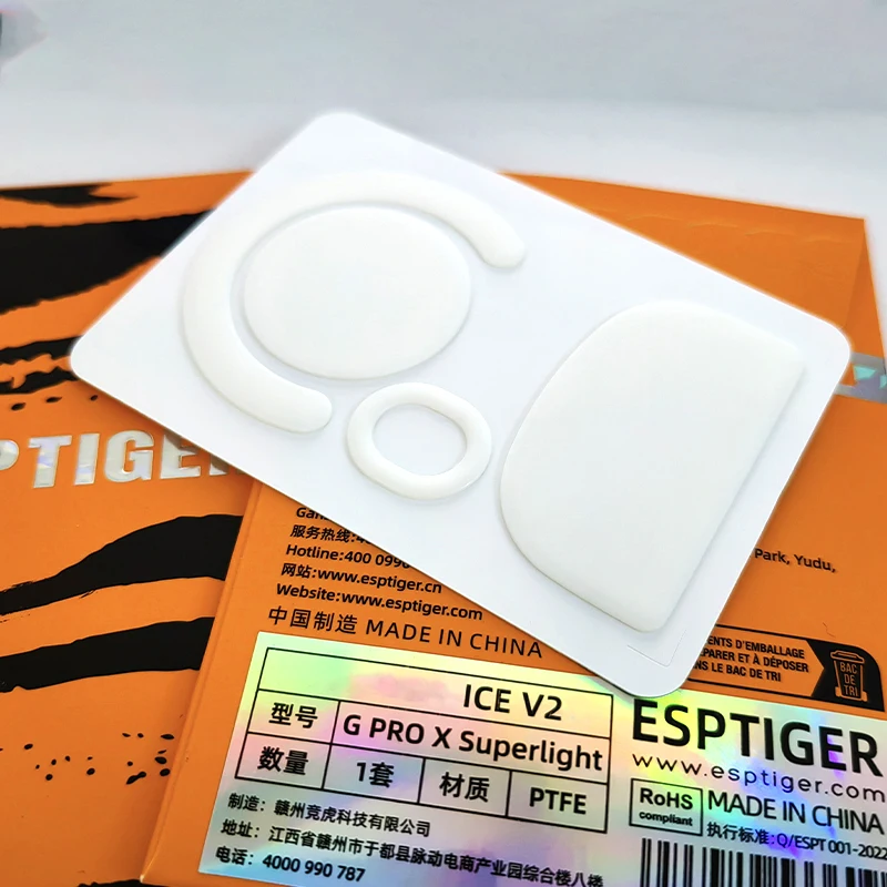 Фото Коньки для мыши Esports Tiger, ножки для мыши ICE для мыши G PRO X Superlight GPX GPW 2-го GPW 4-го поколения GPX2 PRO X2 DEX Arc 2.0 №2