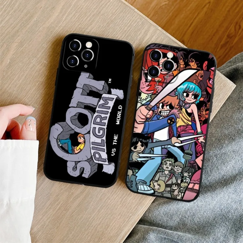 

Scott Pilgrim Vs The World Phone Case For Iphone 14 13 12 11 Pro X Xs Max XR 7 8 Plus SE2020 Silicon Soft Covers