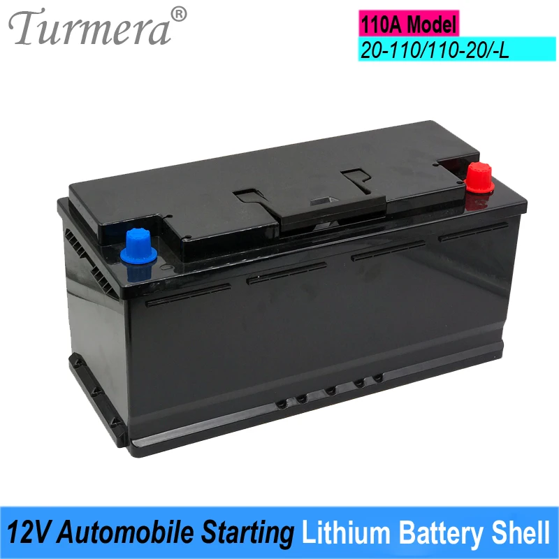 

Автомобильный батарейный блок Turmera 12 В, автомобильный пусковой корпус литиевых батарей для серии 110A 110-20 20-110, заменяет свинцово-кислотный 12В