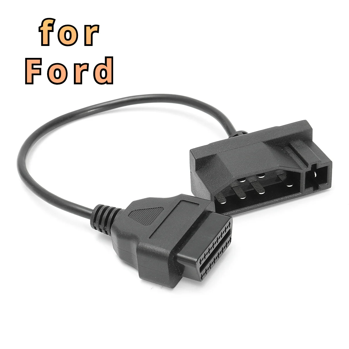 

High Quality 7 Pin Male OBD1 to OBD2 OBDII 16 Pin Diagnostic Adapter Cable for Ford