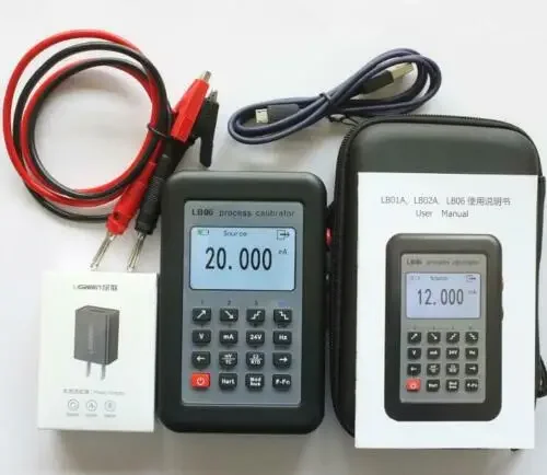 Фото Генератор сигналов тока, калибратор процессов LB06 Hart Modbus 4~20мА/0~10В, новый №3