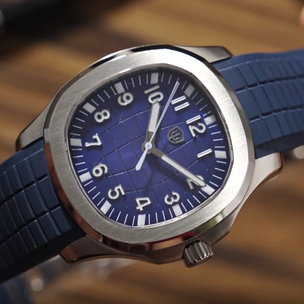 Фото Часы Watchdives WD008 VH31 с кварцевым механизмом, сапфировым стеклом, водонепроницаемые, с суперлюминователем BGW9, из нержавеющей стали, мужские. №4