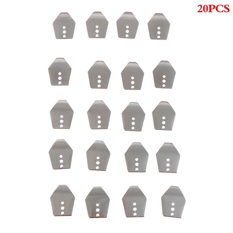 

20 шт., лезвия для джига из нержавеющей стали