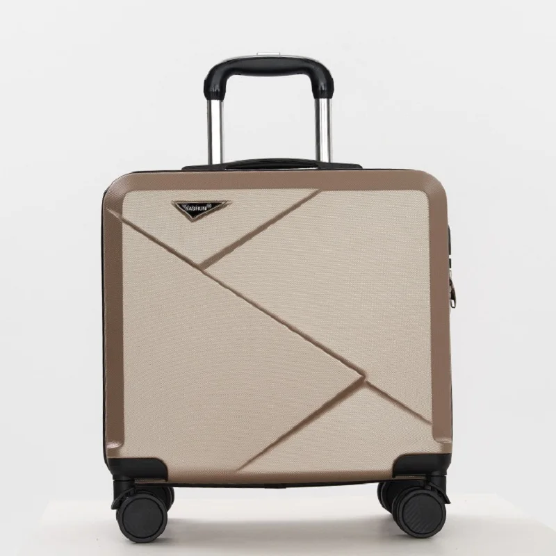 Lightweight And Fashionable Business Cardan Wheel Suitcase Korean Version High Face Value 18 Inch Password Suitcase