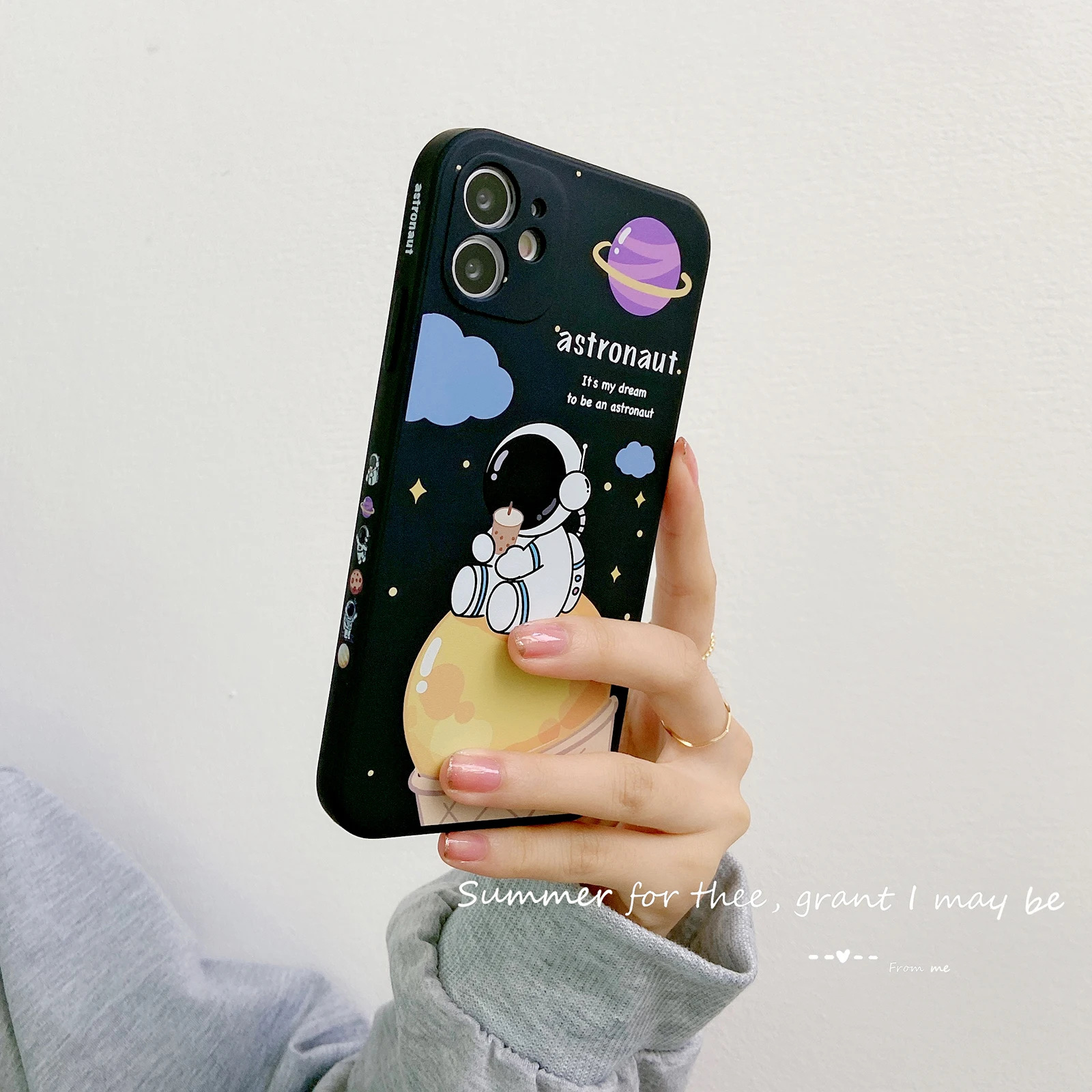 Чехол LOVECOM для телефона с изображением мороженого астронавта Xiaomi Redmi Note 11 S 10 Pro 10S 9S