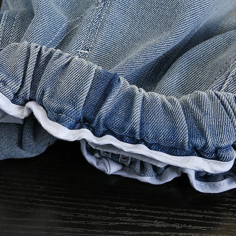 2 шт./комплект футболка с коротким рукавом и джинсовые шорты