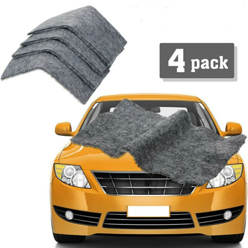 

4Pcs Nano Car Scratch Repair Cloth Nano Sparkling Cloth Car Scratch Remover Cloth Scratch Car Accessories