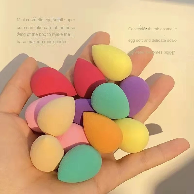 

20pcs mini water drop shape make up sponge beauty blender case makeup tools and accessories face sponge maquillajes al por mayor