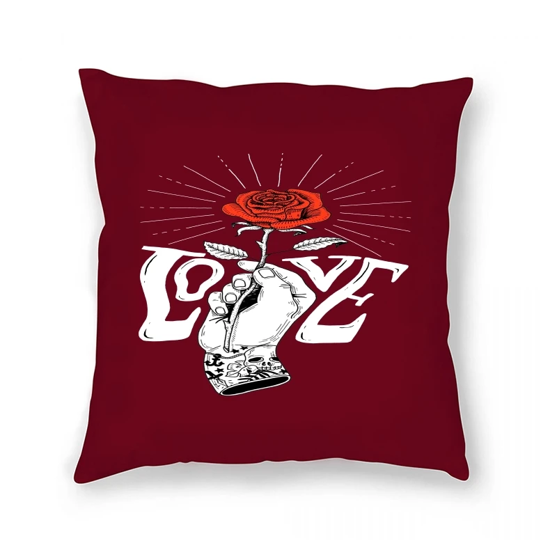 

Повседневный мягкий чехол унисекс в стиле ретро с принтом «рука с розой»