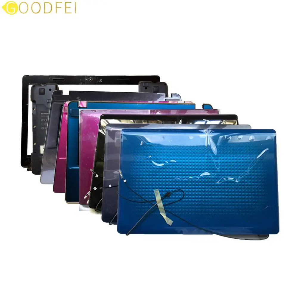 

New Laptop LCD Back Cover/Front Bezel/Palmrest Upper Case/Bottom Base Lower Shell For Lenovo IdeaPad Z470 Z475 31049415 31049423