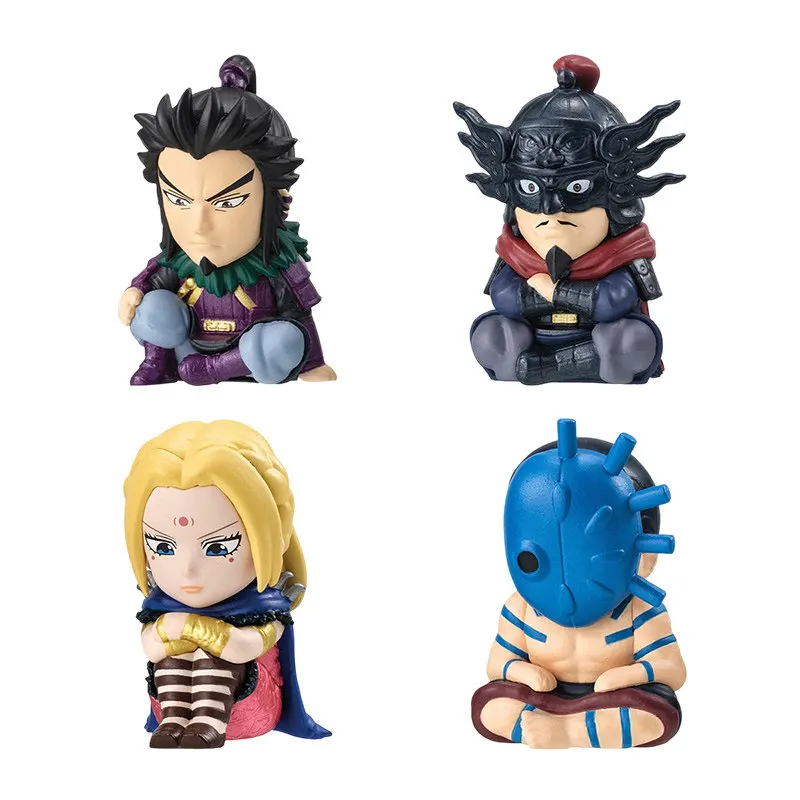 Фото Коллекционная мини-фигурка Bandai Kingdom The Animation Machiboke 3 Gashapon: Канки, Ван Цзян, Ян Дуань, Хэ Байцзю — аниме-декор для стола №2