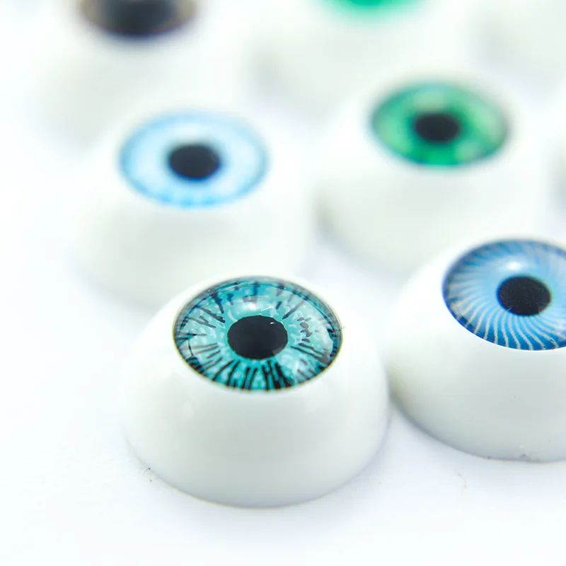 8 пар 10/12 мм акриловые шарнирные глаза для игрушек аксессуары кукол 3D игрушка