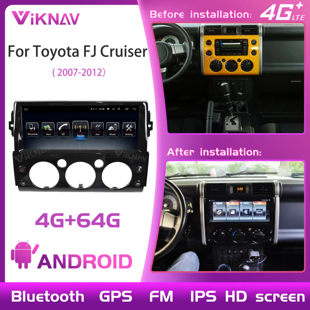 

64G 8 Core Android System Carplay Radio For Lexus LS LS430 XF30 Toyota Celsior 2000-2006 Navigation GPS 1080P Rear View