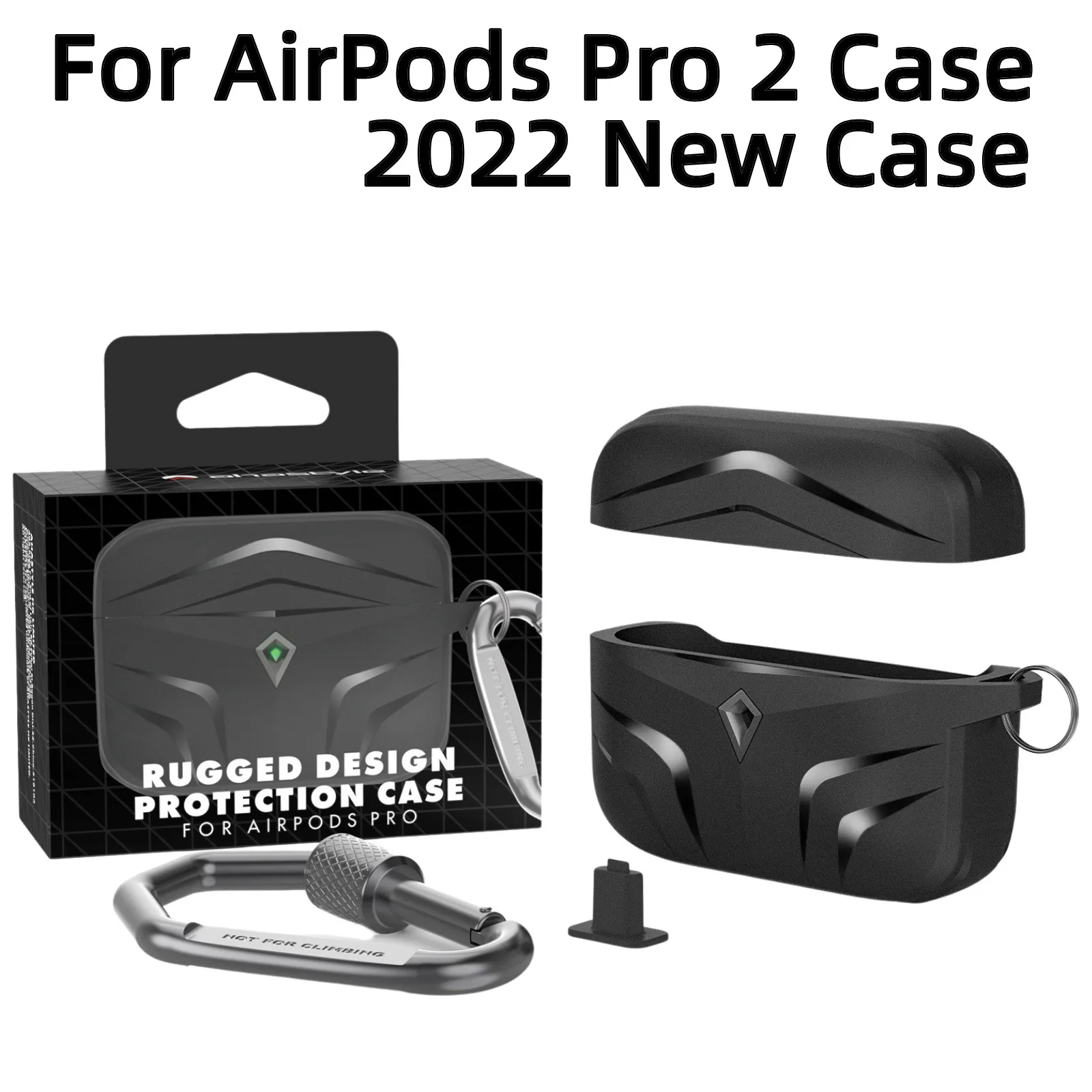 

Armor Tough Case For AirPods Pro 2 protector Cover Strong protection earphone Accessories Split armor For AirPods Pro 2 Pro Case