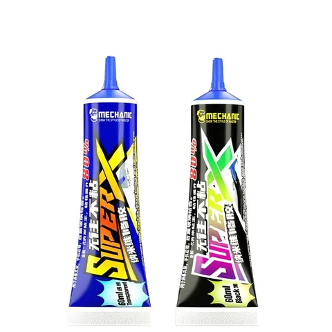 MECHANIC SUPER X 60 мл, черная/прозрачная фотовспышка, ремонт, клей, держатель, нано задняя крышка, инструмент для ремонта герметика