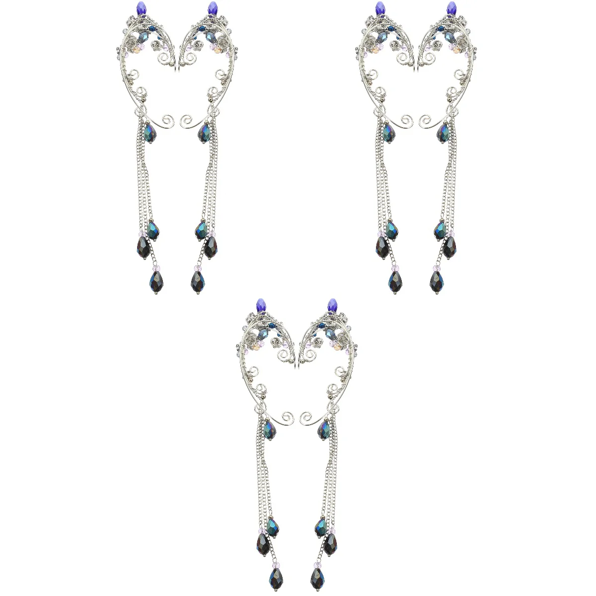 

Женские серьги-манжеты с жемчугом