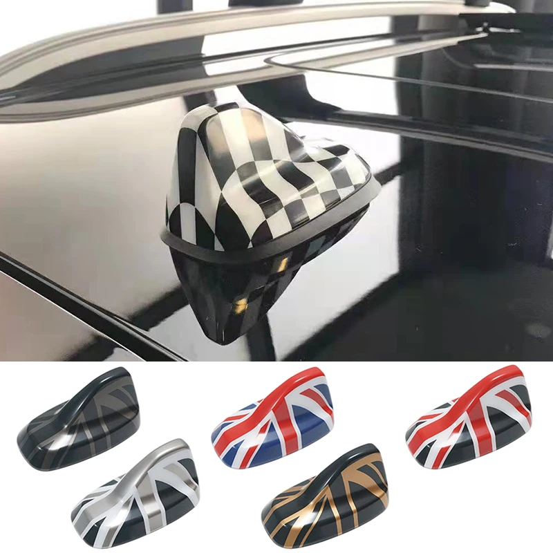 

Union Jack Car Exterior Trim Roof Antenna Decoration Cover Sticker For MINI Cooper F54 Clubman F60 Countryman Accessories