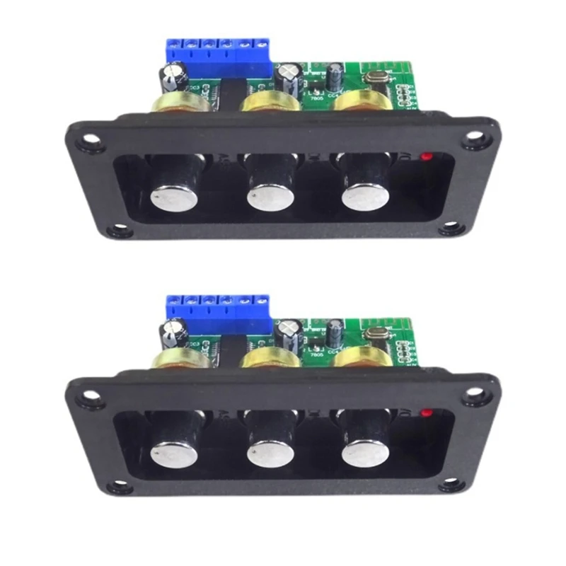 

2X Bluetooth 5.0 Amplifier Power Audio Board 30W Mono Stage Power Amplifier Board, U Disk Decoder Treble Bass Adjustment