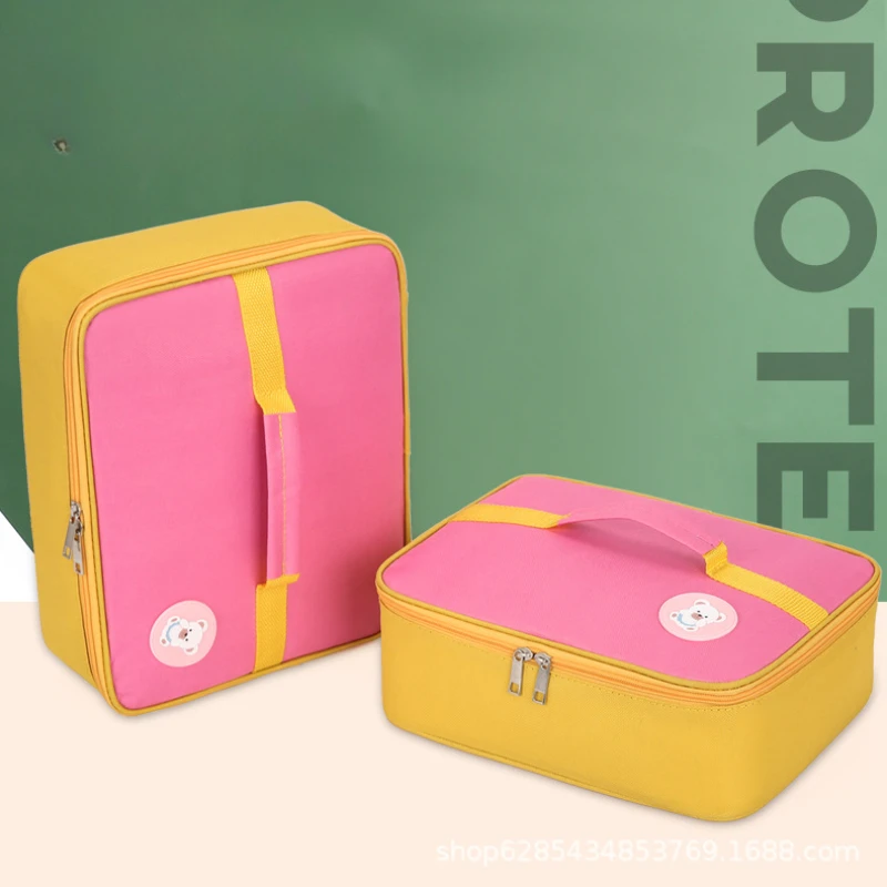

Портативный термоконтейнер для ланча, прямоугольная водонепроницаемая изолированная сумка для хранения еды и бенто, сумка-холодильник для пикника и путешествий