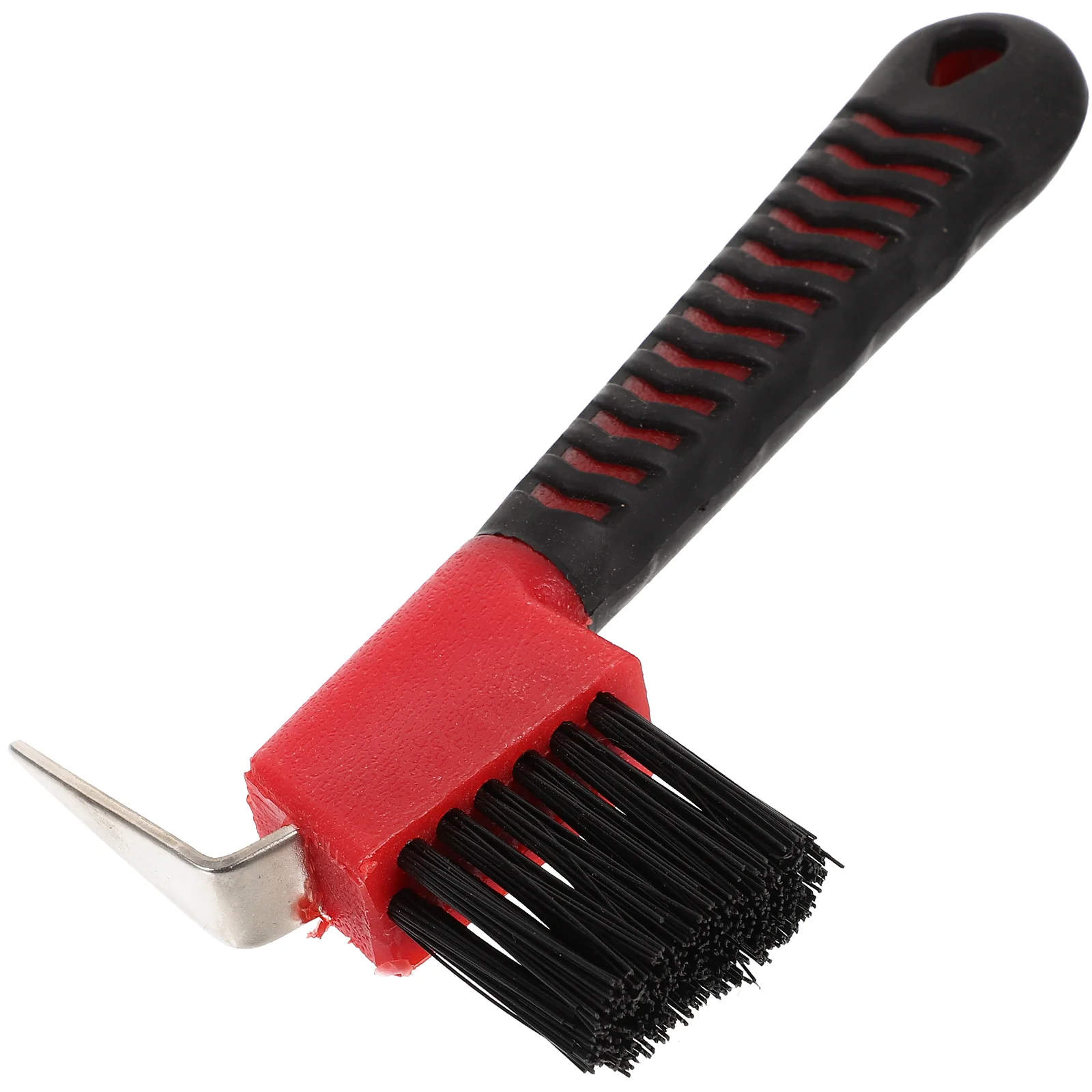 

1PC Horse Hoof Pick Anti- Practical Grip Hoof Pick with Brush Horse Grooming Tools Cleaning Tools