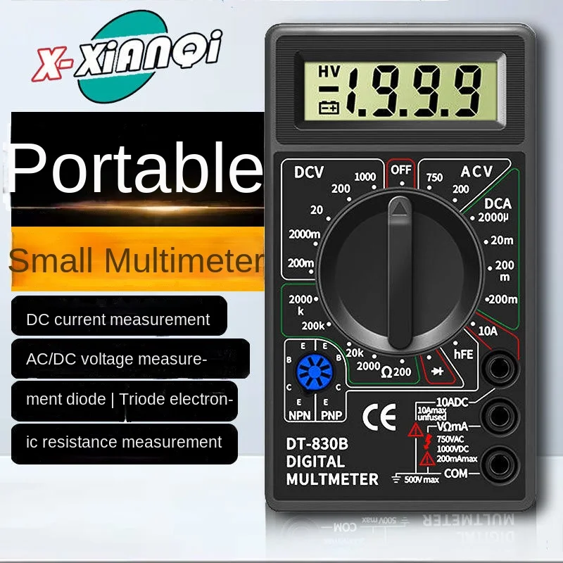 Цифровой мультиметр Dt830b многофункциональный измеритель напряжения и