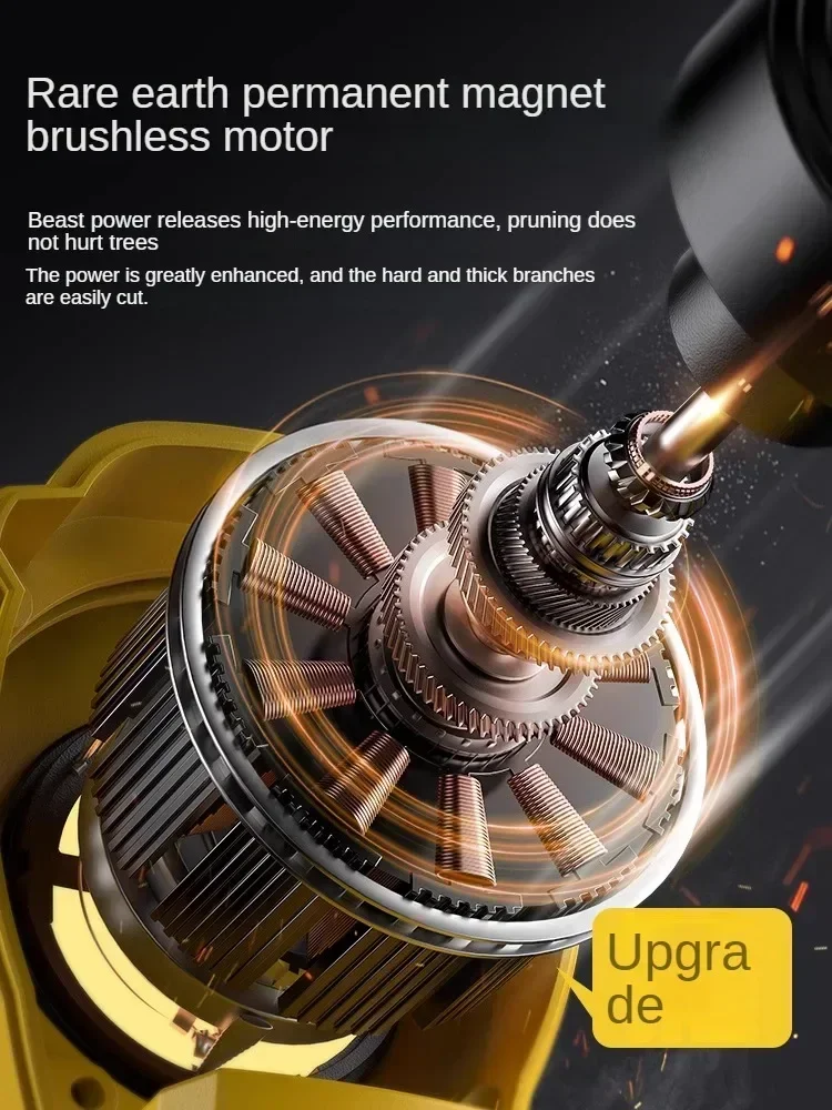 Мощные электрические ножницы с литиевой батареей для обрезки и резки деревьев