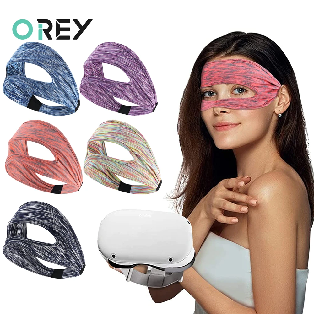

For Oculus Quest 2 Accessories VR Eye Mask Glasses Cover Breathable Sweat Band Virtual Reality Headset For Quest 2 1 HTC Vive
