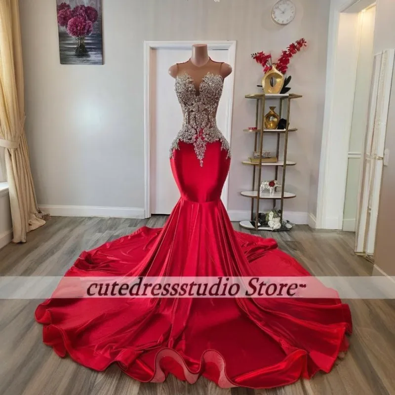 Индивидуальные платья русалки для выпускного вечера женщин роскошные длинные