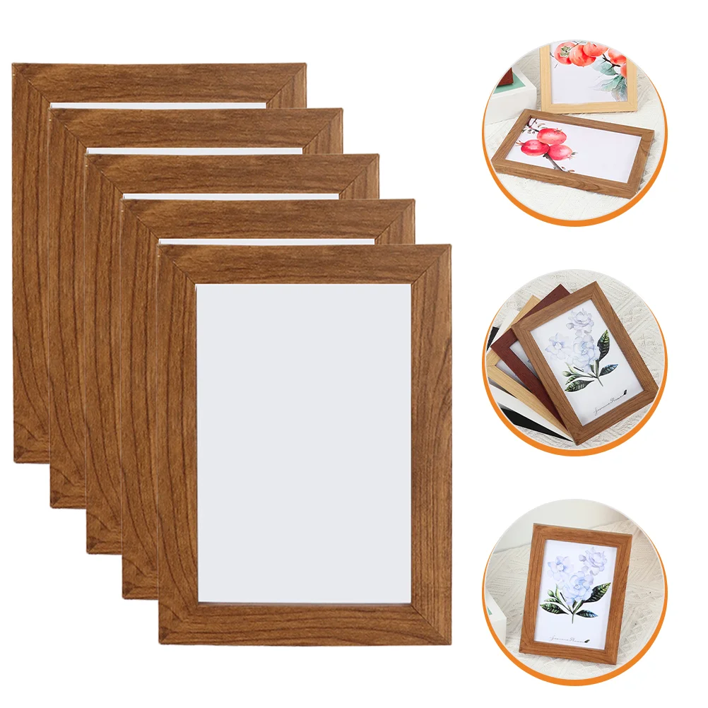 

Frame Photo Picture Display Wall Clip Tabletop Farmhouse Standing Wood Decor Flowers Dried Mementos Frames Poster Specimen