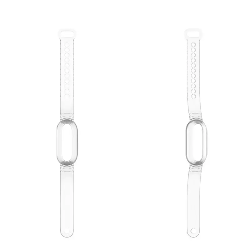 Фото Прозрачный чехол-браслет DT51 из ТПУ для PLAUD NotePin, белый защитный чехол, футляр для AI Note Pin №3
