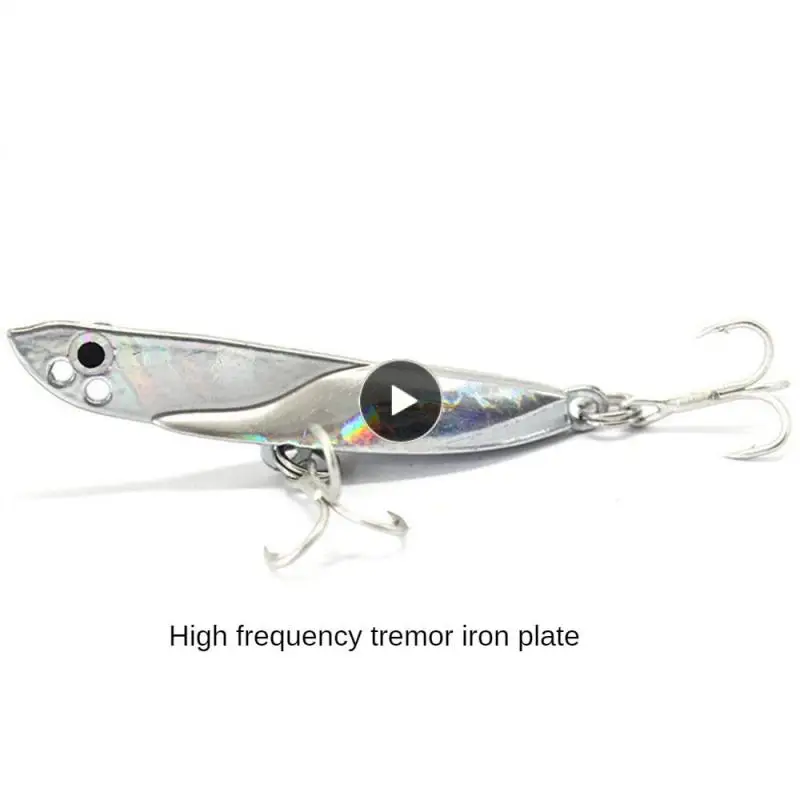 

High Frequency Bionic Bait Metal Luya Bait Long Throw Fishing Lures Tremor Iron Plate Fishing Gear 5-19g Fake Bait Mackerel Bass