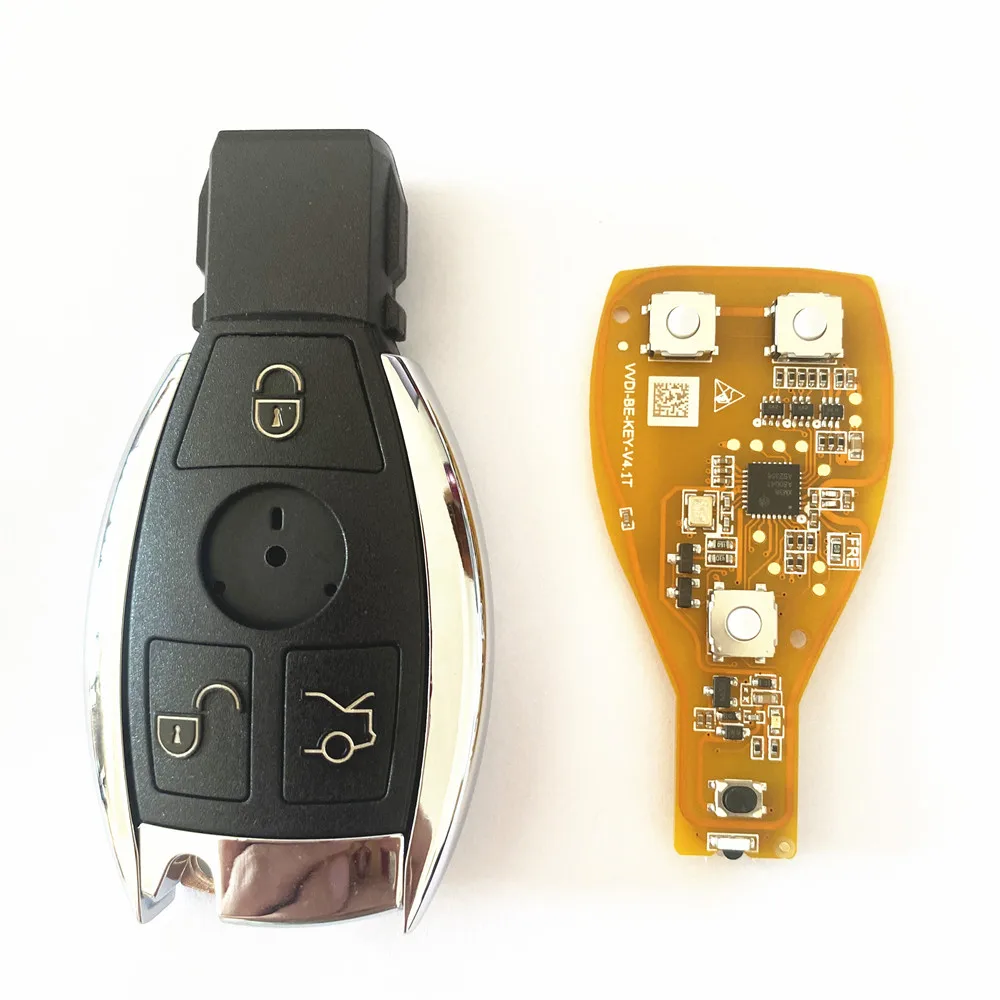 

1/5 шт. 315 МГц/433 МГц Xhorse VVDI BE Key Pro 3/4 кнопки для Benz V3.2 PCB чип удаленного ключа улучшенная версия Smart