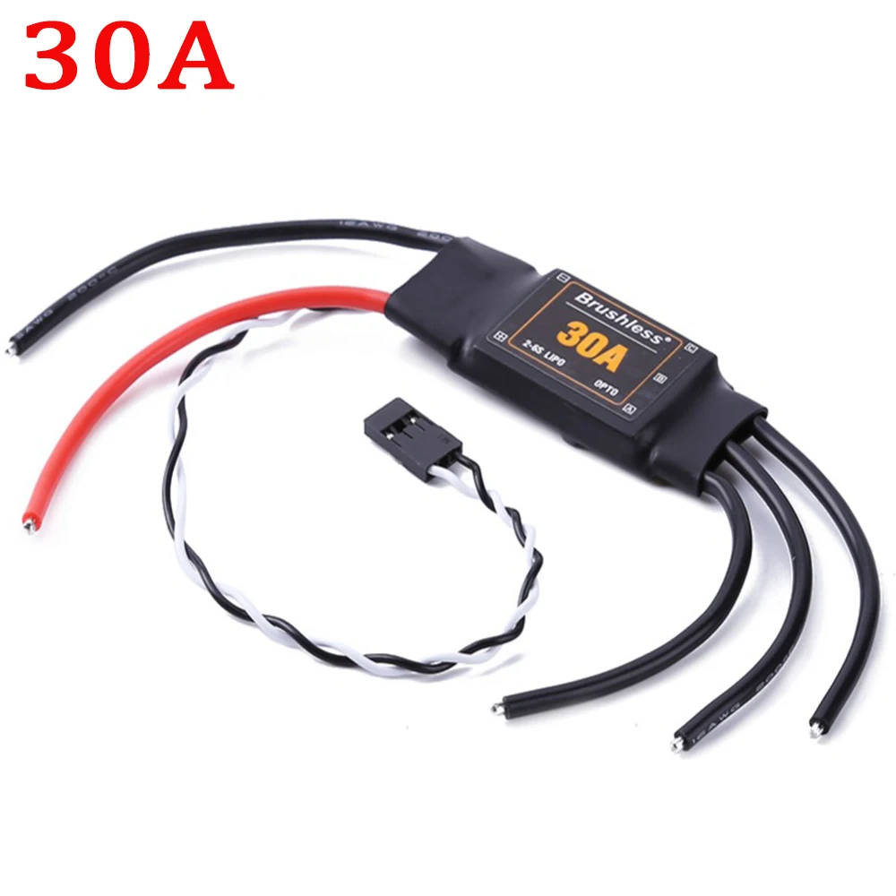 

30A Brushless XRotor 2-6S Lipo Brushless ESC Non BEC High Update Rate for Multi Axis Airplane Copters
