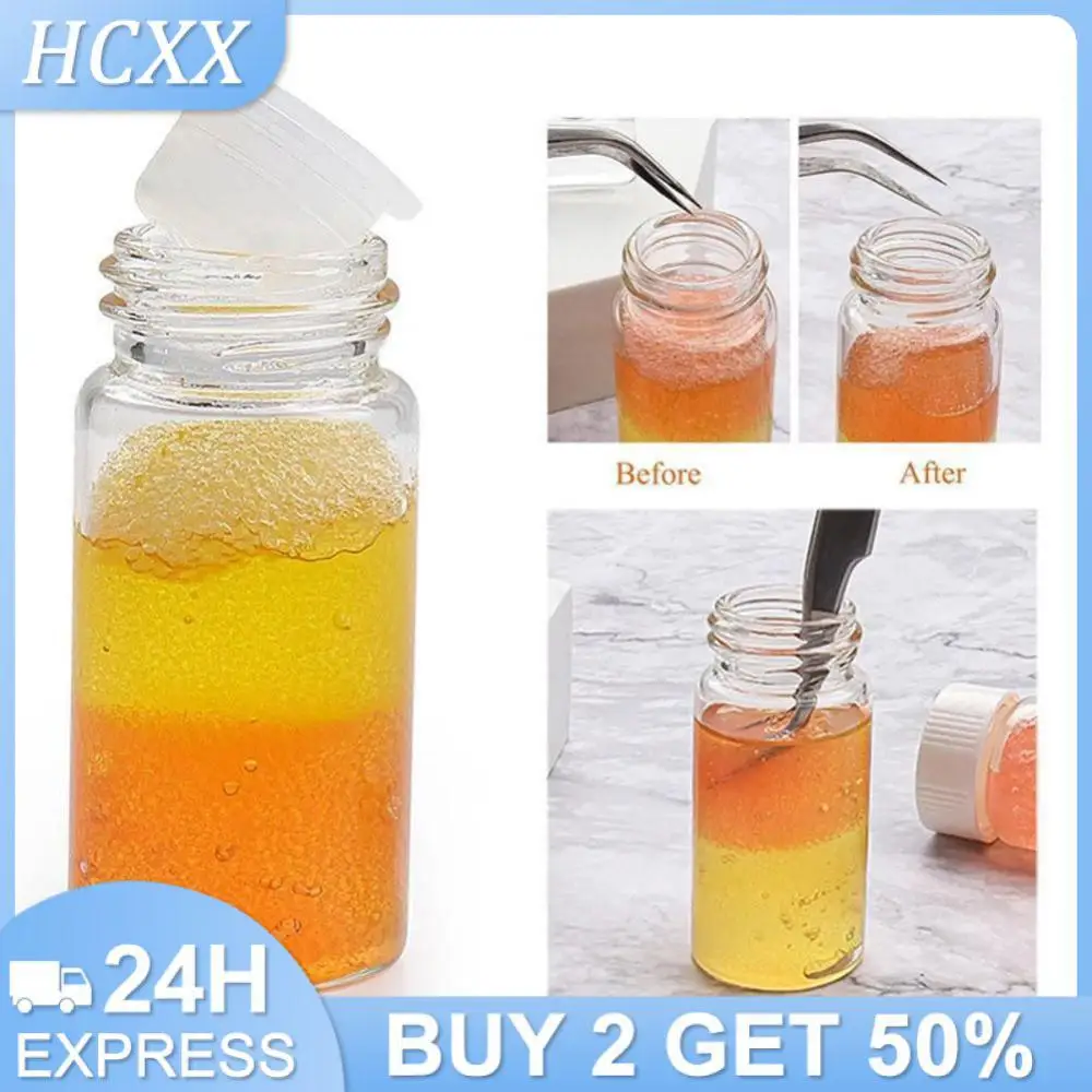 

Пинцет для наращивания ресниц, средство для чистки