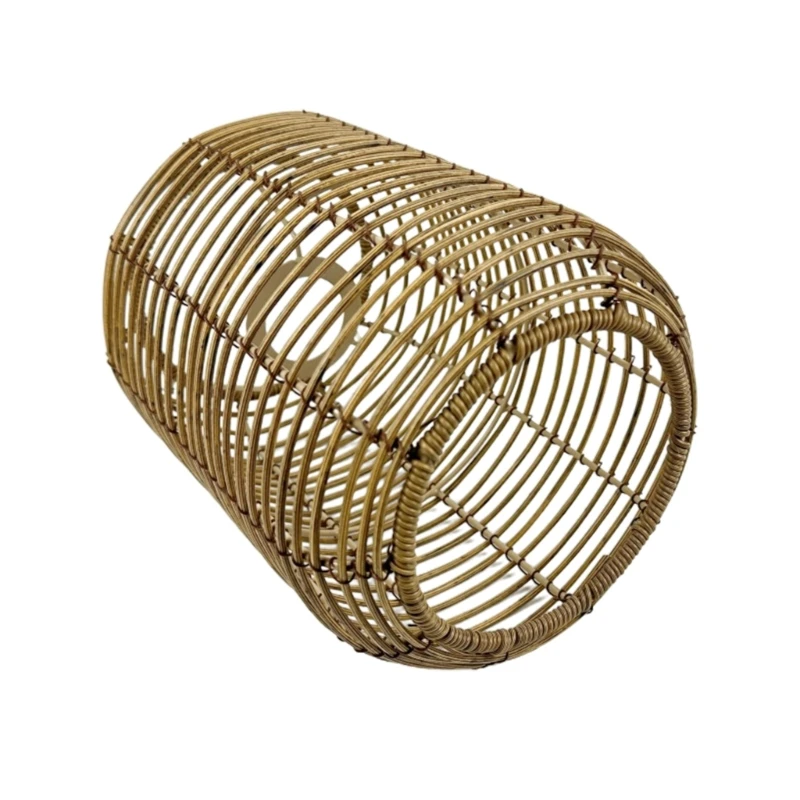 Улучшает ваше пространство теплой и уютной атмосферой абажура из ротанга