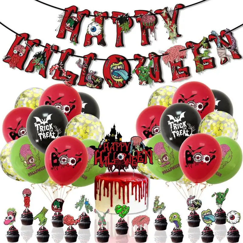 

Halloween Banner Decor Exquisite Halloween Party Decorations Halloween Trick Or Treat Decor Halloween Background Layout Banner