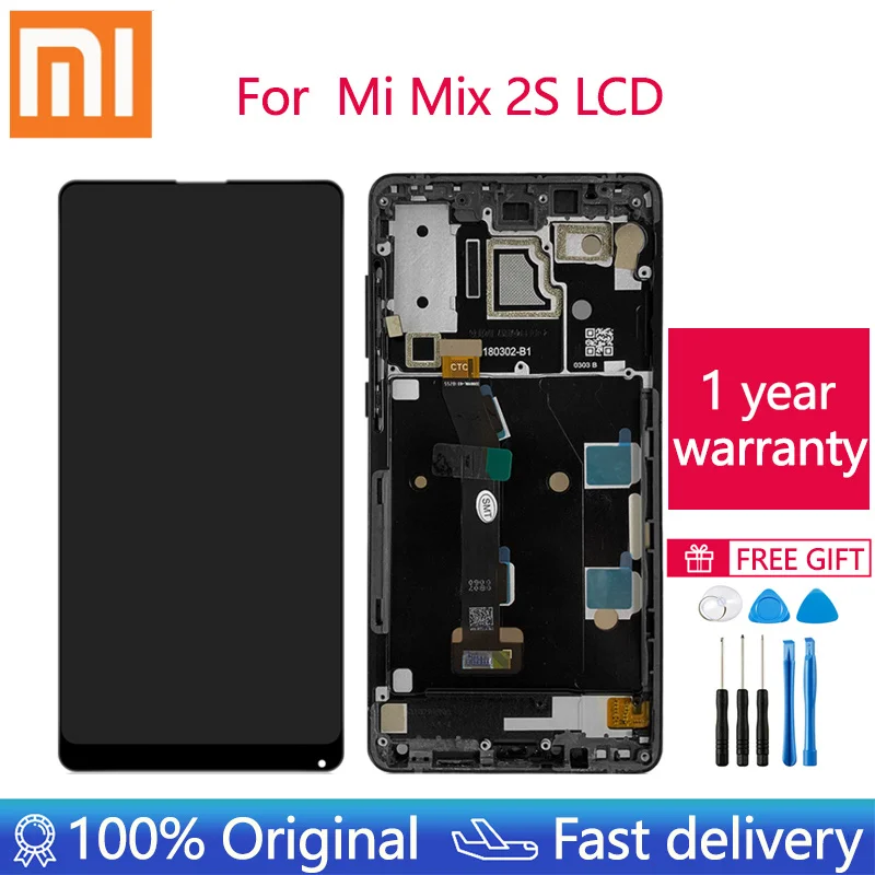 ЖК-дисплей 5 99 "для Xiaomi Mi Mix 2 2s Mix2 Mix2s сенсорный экран с дигитайзером в сборе