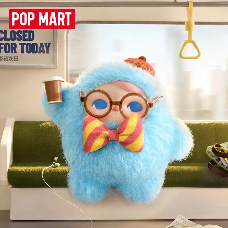 Фото POP MART PUCKY Серия «Сегодня закрыто» Виниловый плюшевый брелок Модные игрушки из сюрприз-бокса Загадочная коробка-сюрприз Фигурка-сюрприз №5