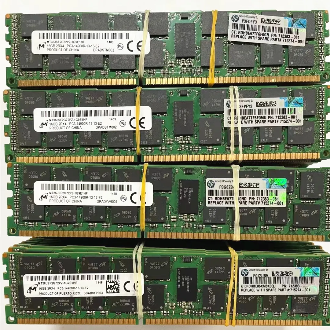 

Micron DDR3 16GB 1866MHz Server Memory REG ECC RAMs 16GB 2Rx4 PC3-14900R-13 Server computer memory