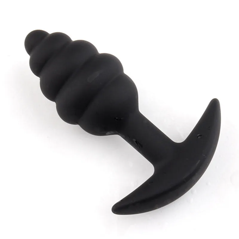 

Spiral Silicone Anal Plug G Spot Stimulator Adult Erotic Anus Dilator Masturbator Ass Butt Plug Sex Toys For Women Men Buttplug