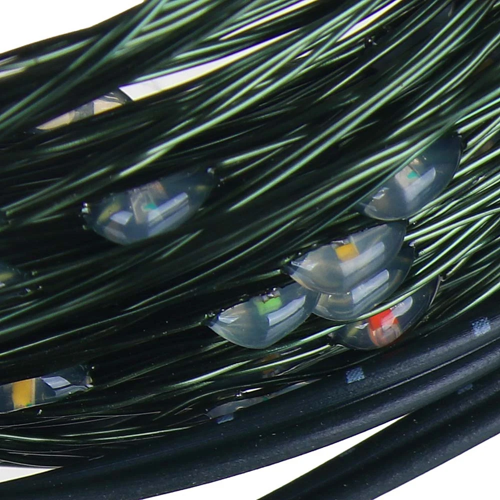 Гирлянда INBLOOM нить росы на солнечной батарее 20м 200LED*мульти 2 режима 2V120Ma 1.2V1000mAh |